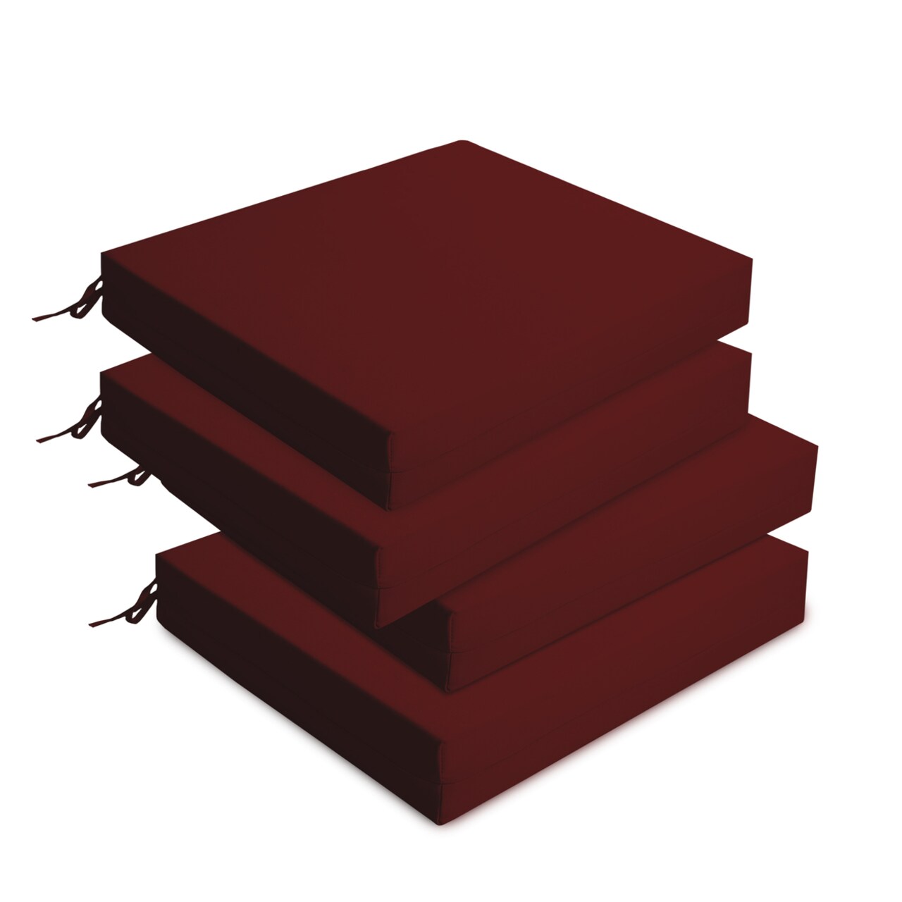 Kosydown 4-Pack Waterproof Outdoor Seat Cushions - Ideal for Patio Furniture 18.5"x16"x3"